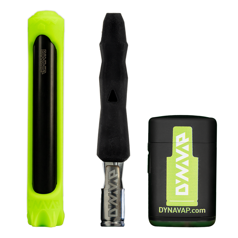 The "B" Starter Pack by Dynavap Vaporizers : Portable DynaVap Green Slingstash  