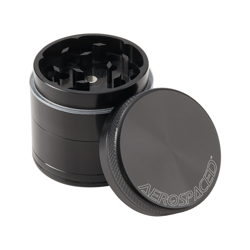 Aerospaced 4-Piece Grinder  Aerospaced Black   1.6  