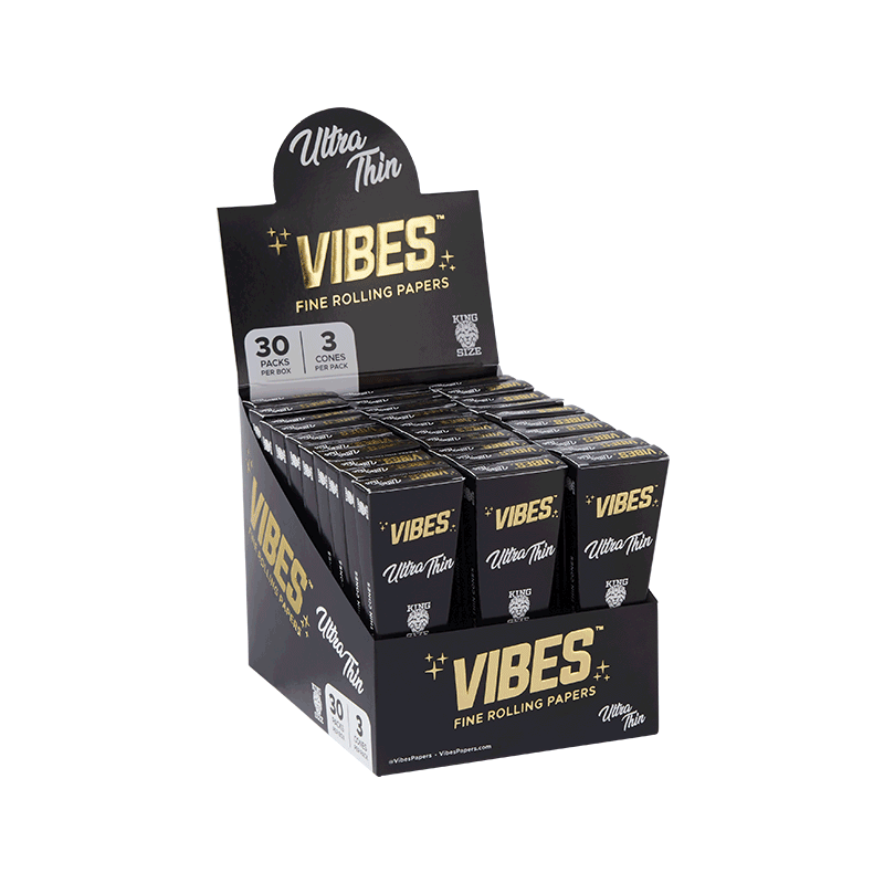 Vibes Cones Box - King Size - Shop Vapor.com – vapor.com