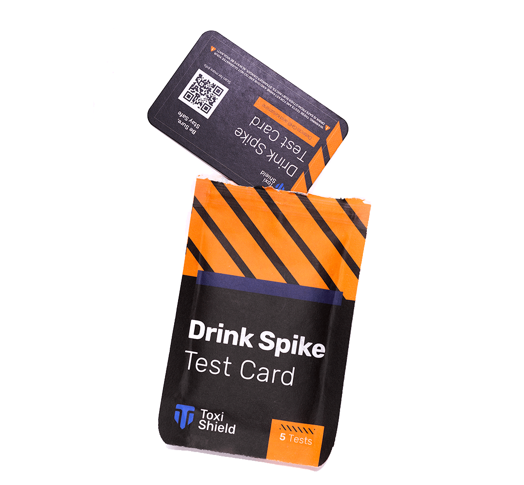 Toxi Shield Drink Spike Test Card - 5 Tests Safety Strips