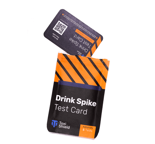 Toxi Shield Drink Spike Test Card - 5 Tests Safety Strips