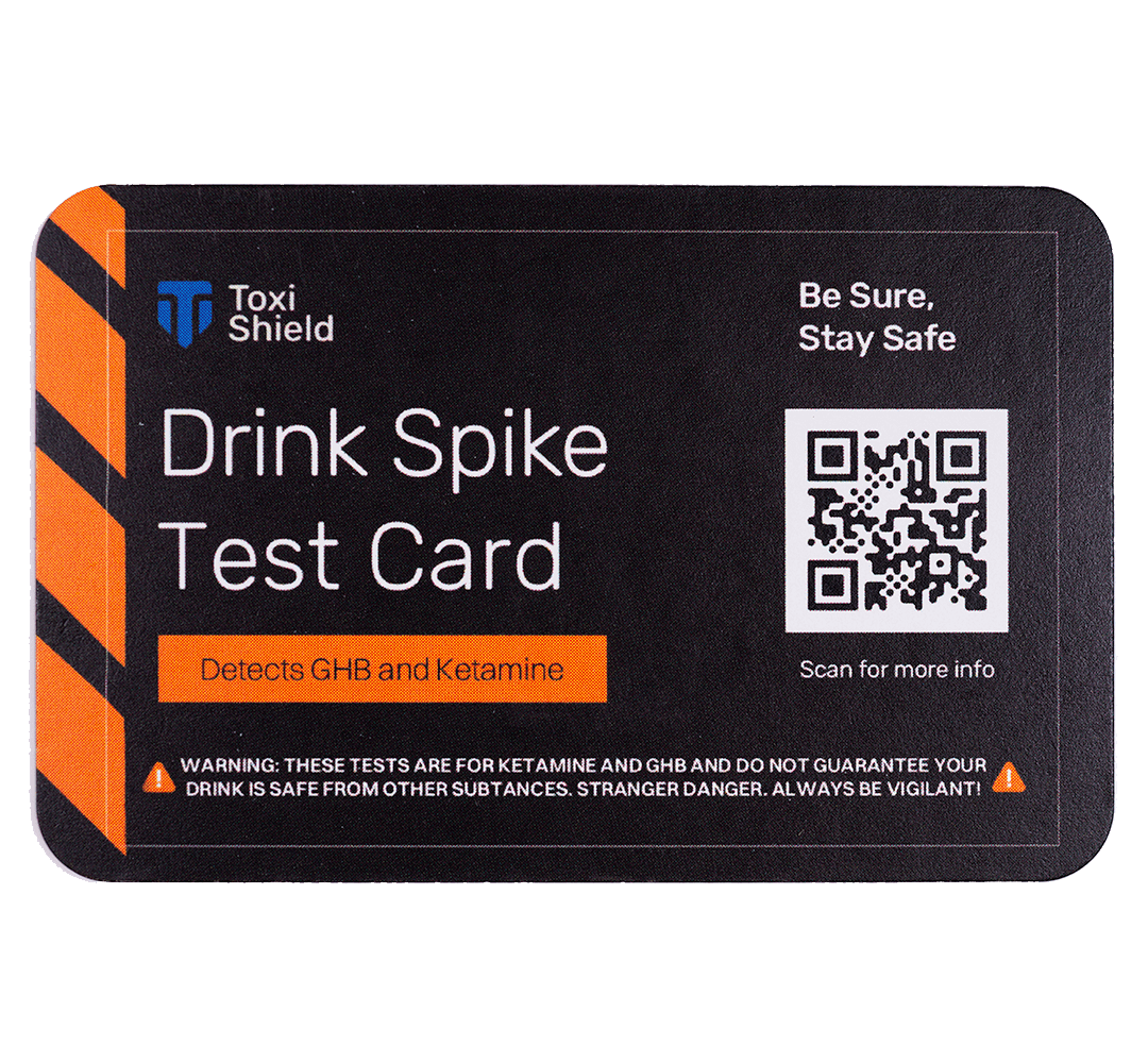 Toxi Shield Drink Spike Test Card - 5 Tests Safety Strips