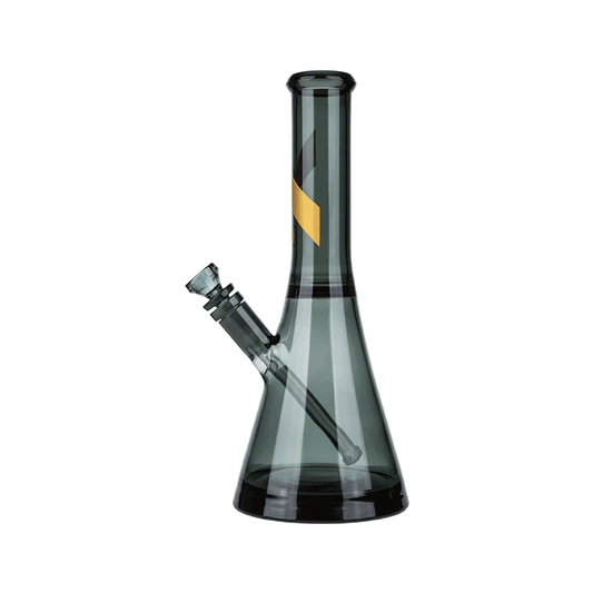 Marley Natural Water Pipe Smoked Glass Gold Stripe Decal Glass : Water Pipe Marley Natural