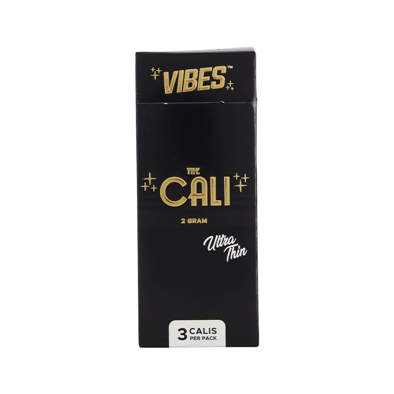 Vibes - The Cali 13mm Ultra Thin Single Pack 3 Calis/Single Papers, Cones, and Wraps : Cones Vibes Rolling Papers